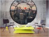 Stone Wall Mural Home Depot Foto Tapete Nyc Time Zone