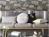 Stone Wall Mural Wallpaper Grey Stone Wall Ultra Removable Wallpaper