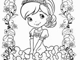Strawberry Shortcake Cartoon Coloring Pages 24 Best Graphy Little Girl Coloring Sheet