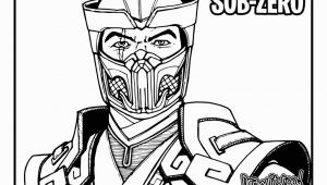 Sub Zero Mortal Kombat Coloring Pages How to Draw Sub Zero Mortal Kombat X Drawing Tutorial