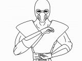 Sub Zero Mortal Kombat Coloring Pages Sub Zero Mortal Kombat Coloring Pages