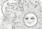 Sun and Moon Coloring Pages for Adults Adult Coloring Pages the Sun Coloring Home