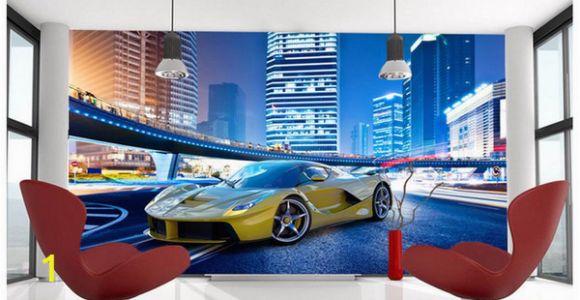 Super Car Wall Mural High Quality Custom 3d Wallpaper Murals Wall Paper to Enjoy the Cool Sports Car Murals Tv Wallpaper Decoration Living Room Wallpaper Wallpaper