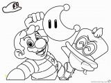 Super Mario Odyssey Coloring Pages to Print Super Mario Odyssey Coloring Pages Funy Line Drawing