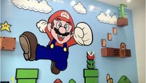 Super Mario Wall Mural Mario Wall Mario In 2019