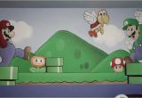 Super Mario Wall Mural Super Mario Bros Nursery Mural