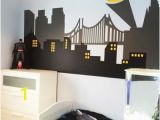 Superhero Cityscape Wall Mural Wall Decal Baby Room Avengers Wall Decor Peel and Stick