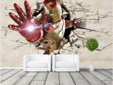 Superhero Wall Murals Uk 3d View Iron Man Wallpaper Giant Wall Murals Cool