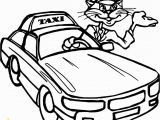 Taxi Coloring Page Taxi Coloring Page
