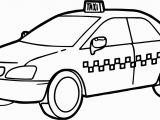 Taxi Coloring Page Taxi Driver Car Fast Coloring Page
