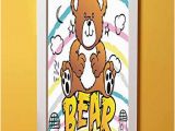 Teddy Bear Wall Murals Amazon Nursery 3d Door Sticker Wall Decals Mural