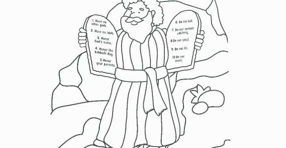 Ten Commandments Coloring Pages Moses Ten Mandments Coloring Pages and the Ten Mandments Bible