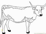 Texas Longhorns Coloring Pages Prodigious Coloring Pages Cow for Adults Picolour