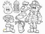 Thank You Fireman Coloring Page Firefighter Print 576445