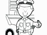 Thank You Police Officer Coloring Page Policeman Drawing at Getdrawings