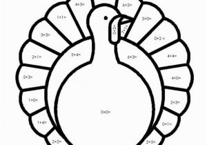 Thanksgiving Coloring by Number Pages Free Thanksgiving Color by Number Simple Addition Free