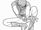 The Amazing Spiderman Printable Coloring Pages the Amazing Spiderman Ready to Shoot His Webs Coloring