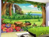 The Flash Wall Mural Amazon 3d Wallpaper Children Cartoon forest Landscape