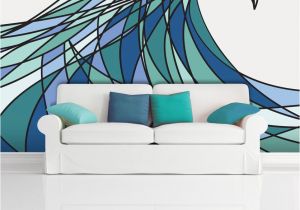 The Perfect Wave Wall Mural $350 Power Waves Wall Mural Decal Sticker Decani Ocean Wave