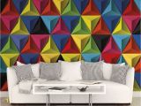 Tonal Circles Wall Mural Pyramids Colour Add Depth and Dimension to Your Room