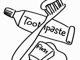 Tooth and toothbrush Coloring Pages Brush Clipart Coloring