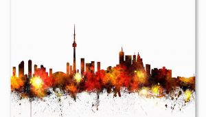 Toronto Skyline Wall Mural toronto Canada Skyline Wall Mural Products