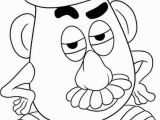 Toy Story Coloring Page Printable Mr Potato Head toy Story Coloring Page