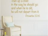 Train Wall Mural Stickers Bible Verse Wall Decals Proverbs 22 6 Train Up A Child Christian Home Decor Vinyl Lettering