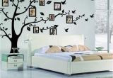 Tree Wall Mural with Picture Frames Family Diy Tree Flying Birds Tree Wall Stickers