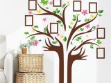 Tree Wall Mural with Picture Frames Us Family Tree butterfly Wall Sticker Picture Frame