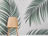 Tropical Leaf Wall Mural Mixed Tropical Leaves Wallpaper In 2019