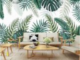 Tropical Leaves Wall Mural southeast asia Tropical Rain forest Leaves Wallpaper Big