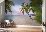 Tropical Paradise Wall Mural Wolfeboro Paradise Morning 12 08 X 98" Wall Mural