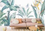 Tropical Rainforest Wall Mural Jungle Wallpaper Mural Tropical Rainforest Jungle Green