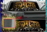 Truck Window Murals Truck Rear Window Graphics