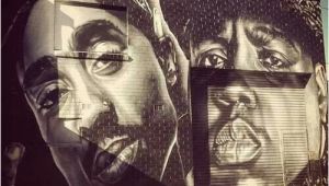 Tupac Wall Mural 2pac & Biggie Street Art In 2019