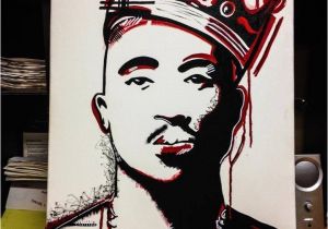 Tupac Wall Mural Tupac Art Artist Canvas Paint Painting Tupac Shakur 2pac