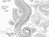 Under the Sea Coloring Pages Seahorse Pdf Zentangle Coloring Page therapy Coloring