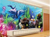 Underwater Wall Murals Uk Any Size Underwater World Aquarium 3d 3d Tropical Fish Tv Wall
