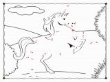 Unicorn Dot to Dot Coloring Pages Unicorn Connect the Dots Coloring Page Free