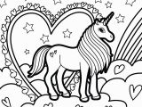 Unicorn Rainbow Coloring Pages Printable Coloring Unicorn with Images