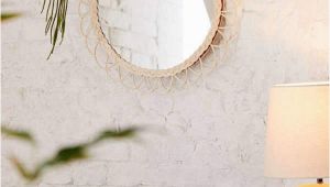 Urban Outfitters Wall Mural Anya Rattan Loop Round Wall Mirror In 2019