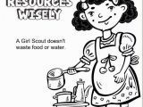 Use Resources Wisely Coloring Page 35 Fresh Girl Scout Law Printable Coloring Pages Printable
