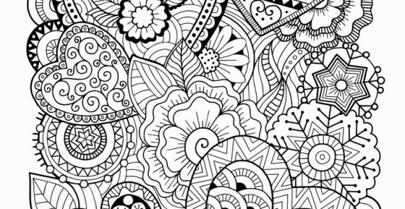 Valentines Day Coloring Pages for Adults Zentangle Hearts Coloring Page • Free Printable Ebook