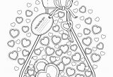 Valentines Day Coloring Pages Printable Habit Tracker