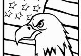 Veterans Day Coloring Pages American Eagle and Us Flag Veterans Day Coloring Page