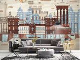 Victorian Wallpaper Murals Custom Wallpaper 3d City Building Murals Living Room Study