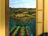 Vineyard Wall Murals Tuscan Vineyard Mural