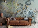 Vintage Jungle Wall Mural A Beautiful Tropical Vintage Wallpaper with A Vintage