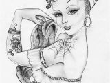Vintage Pin Up Girl Coloring Pages Zombie Pin Up Girl Tattoo This Would Be Awesome with A